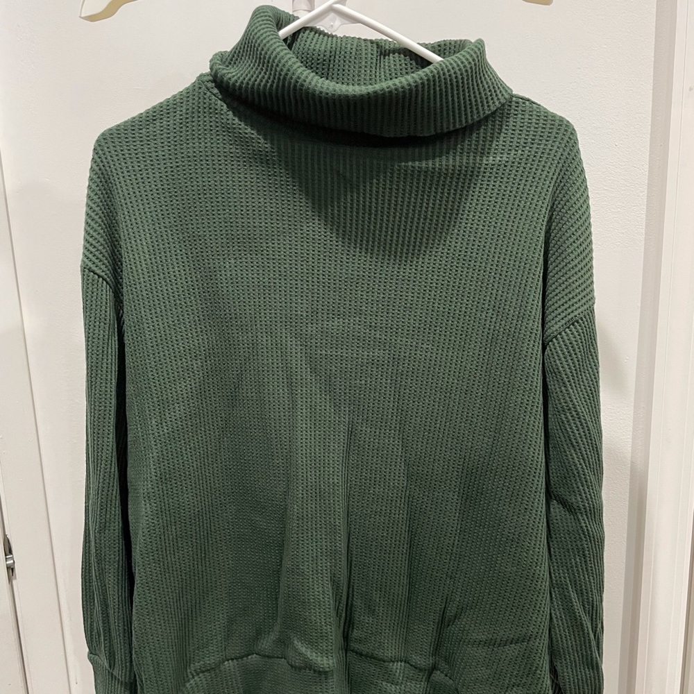 GAP Olive Green Turtle Neck Knit Sweater